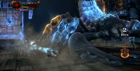 The filmic look of God of War III is boosted via effective motion blur. The shots demonstrate the camera and per-object implementations in the game.