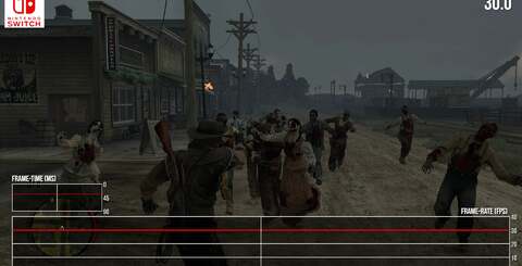 Whether you're playing docked or in portable mode, Red Dead Redemption hits its 30fps performance target with only very infrequent, fleeting drops. The challengine Undead Nightmare runs great in both configurations.