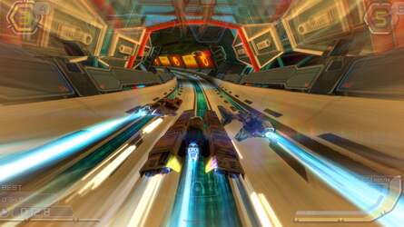 When is full HD not 1080p? When WipEout HD's engine is under stress.