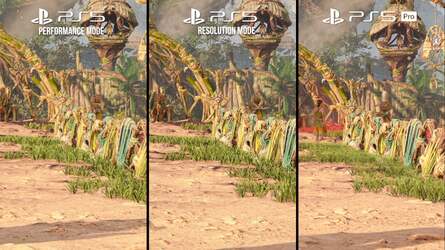Horizon Forbidden West's new 60fps mode often looks better than the old quality mode, thanks to a new reconstruction method used by Guerilla and the new hardware's extra performance potential.