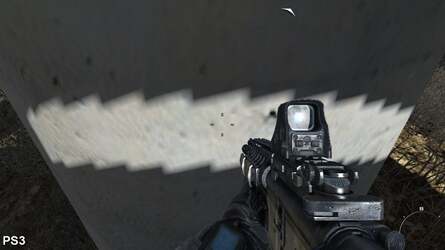 The shadow technique used is necessarily cheap and ugly in order to be calculated fast enough for a game that refreshes at 60 frames per second.