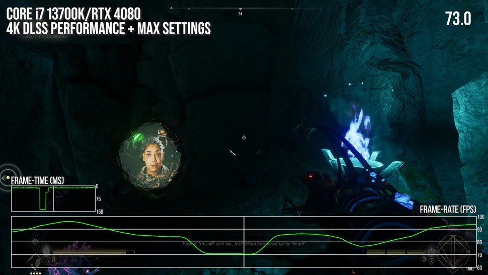 Entering new areas or having the game's communicator globe pop up can trigger drops - which are more severe on lower-end hardware
