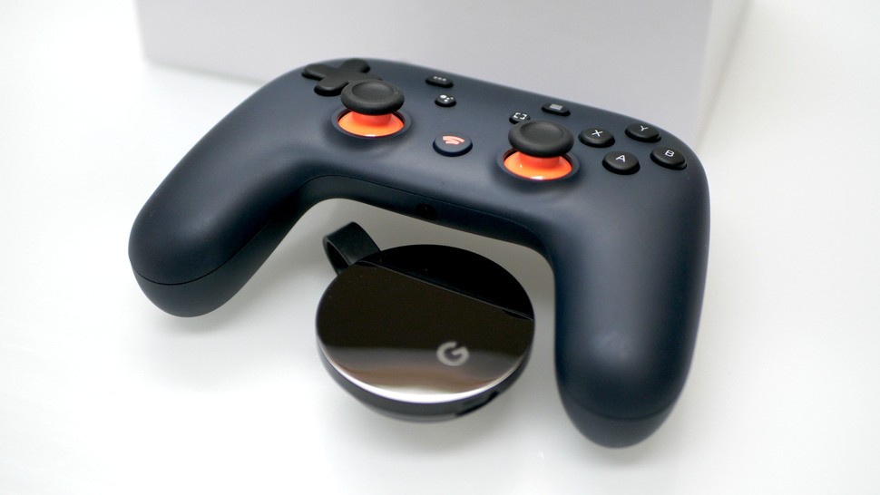 A look around the core components of Stadia - the controller and Chromecast Ultra