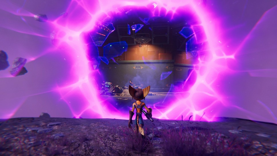 The SSD and GPU power allows for two individual worlds to rendered simultaneously with the titular rift mechanic