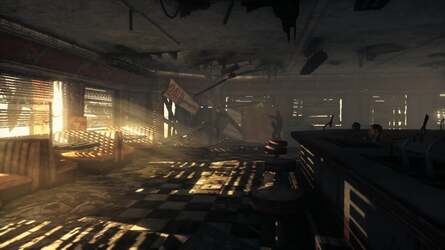 Resistance 3 positively revels in the use of light and shadow, much of it generated in real-time, providing a subtle but effectively immersive experience.