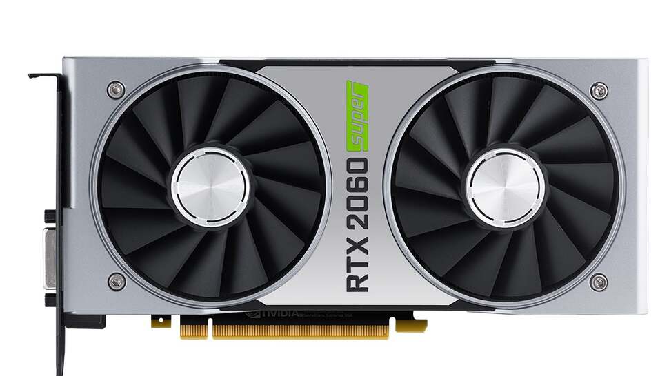 The Founders Edition RTX 2060 Super we tested sports dual axial fans