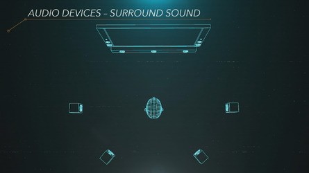 Support begins primarily with headphones, virtual surround is next, with 5.1/7.1 speaker systems supported further on down the line.