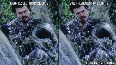 Herein lies the problem: 1080p looks OK scaled up to a 4K set - but 720p significantly less so.
