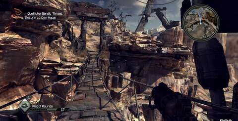 The beauty of the Wasteland is one of the high points of the game from a visual perspective, and these moments can be equally as breathtaking on Xbox 360 and PlayStation 3. It's a remarkable technical achievement to be running graphics of this quality at a solid 60 frames per second.