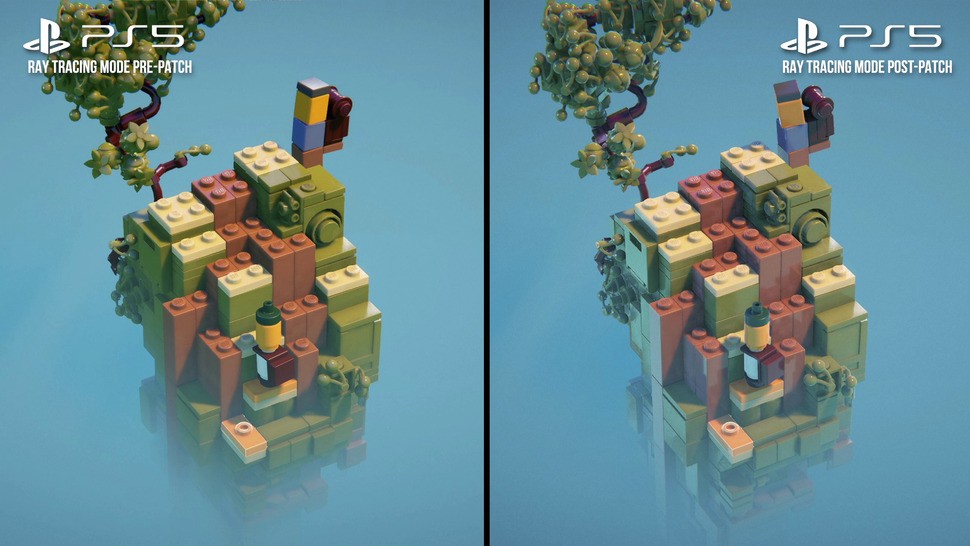 Screenshots provided by Light Brick Studios show the missing reflections issue solved post-patch