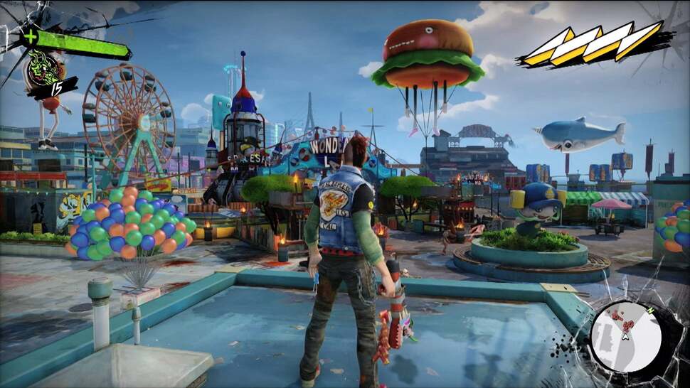 The pier amusements of the E3 demo highlight plenty of ways to grind and bounce to high score - each move animating with a cartoon-style spring and effusion of effects
