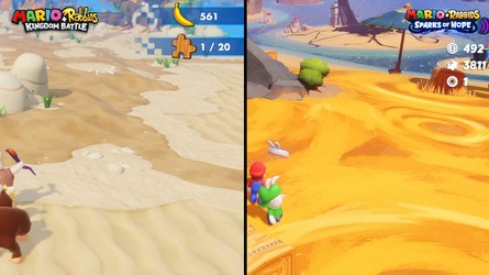 Sparks of Hope's environmental assets are simpler and flatter, but brushstroke-style patterns add some character.