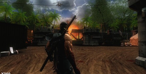 In some places texture detail and resolution has been dialled back on the PS3 and there's a reduction in anisotropic filtering (top). Lightshafts complement the use of bloom on both platforms, enhancing the somewhat dated lighting model generally in play (bottom).