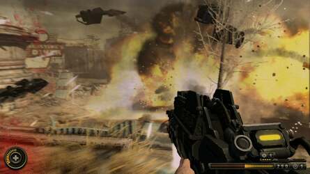 Insomniac's physics and effects work is generally excellent. The fun factor in dealing with the imaginatively designed weapons is only emphasised by the pleasing fireworks on display. Click on the thumbnails to check out the full resolution shots.