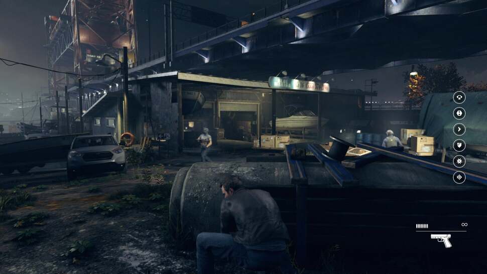 The reconstruction technique in action - when the camera ceases to move for four frames, the results are very clean indeed