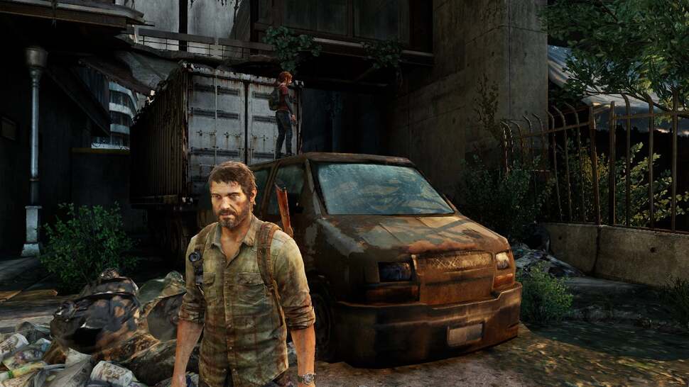 Similar to previous Naughty Dog games, cut-scenes are rendered offline using ultra high quality in-engine assets. While the environments appear closely matched to what we see in-game, the characters feature more complex models and some additional shader e
