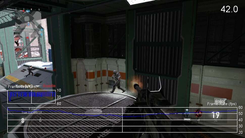 PS3's multiplayer mode has serious frame-rate issues. Most stages (such as Instinct) run between 45 to 60fps, making it one of the most uneven Call of Duty experiences