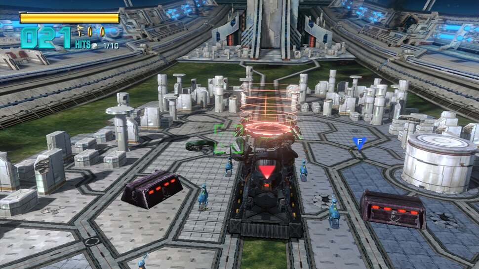 Despite its fairly simple building blocks, Platinum Games produces some beautiful, densely packed stages to navigate