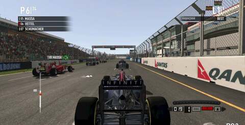 Alpha-based effects such as smoke and water kicked up by the car tyres appear to be reduced on the PS3 (top), while LOD transitions between textures appear closer to the camera (bottom).