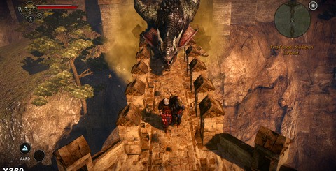 As you might expect from a top-end PC technology converted across to the nigh-on six-year-old Xbox 360, there are some compromises. Generally speaking, texture quality is lower (top), while shadow coverage isn't quite so extensive (bottom). The dragon shots also reveal that lower resolution alpha buffers are in play on the 360, which can result in more visible jaggies. Post-process anti-aliasing is also a cut-above on PC.