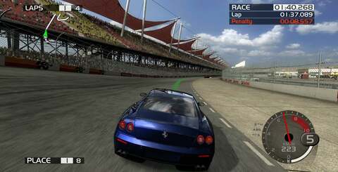 The improvements over Forza 2 (left) are many and varied, but the most immediately dramatic concerns the lighting model.