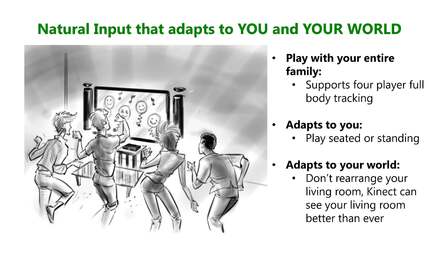 According to multiple rumours, plus Microsoft's own leaked (albeit old) 'Xbox 720' document, Kinect plays a big part in the next-gen era. These diagrams suggest that Kinect will be split into stereo satellite cameras, improving field of view.