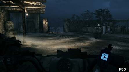 Artwork is essentially identical cross-platform, but there is the odd example of textures being pared back on PS3, though rare examples like this are unlikely to have much impact on the gameplay experience.