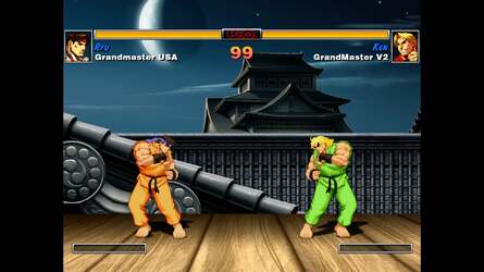 Switch to 4:3 and balance is restored to the Force&hellip; note the extra vertical resolution on the backgrounds too&hellip; this is the way you&rsquo;re supposed to play the game.