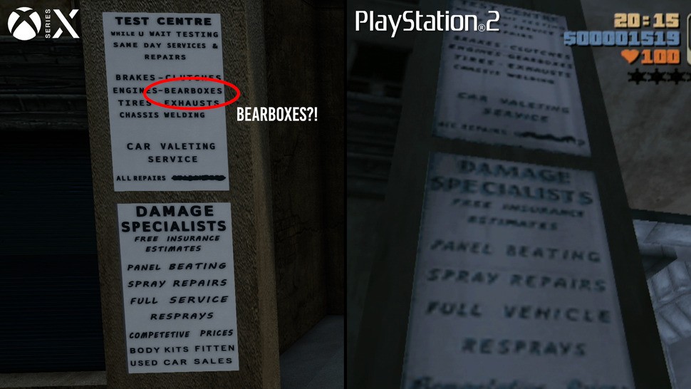 Definitive Edition up against the PS2 original. Some changes work, others less so