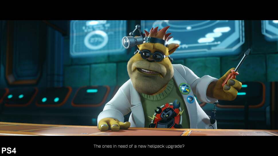 Fur shaders on Ratchet and other characters help to bring them to life on a level not possible previously. Character models now closely resemble the CG renders used on the game's box art and promotional material