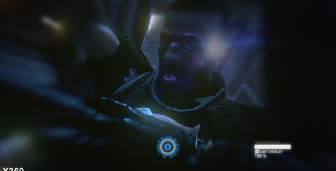 There are some differences in the implementation of post-processing (top), but the signature lighting technology used in Syndicate is equally impressive on both system (bottom)