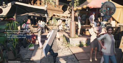 Visual quality in Rebirth is oddly inconsistent. Visuals in chapter two (top) impress, but chapter one (below) has some bafflingly low quality textures and low poly rocks. Click on the images for a closer look.