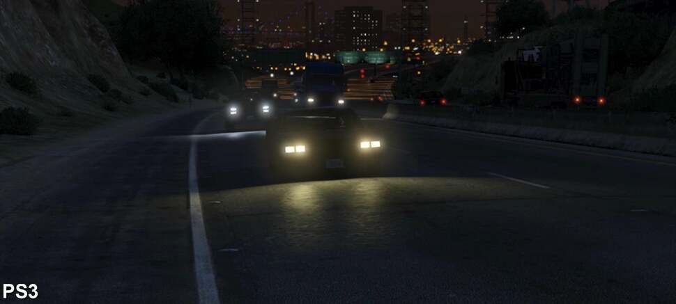 Aside from the huge number of cars and additional active light sources we also see a significant difference in the way light flares are rendered. The bokeh depth of field effect also receives a noticeable increase in quality here