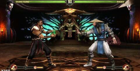 Mortal Kombat operates at native 720p on both platforms - except in the case of Shao Kahn's Throne Room, where it appears that the game runs at 680p on PS3. It's a bit of a mystery bearing in mind how close the two versions are elsewhere. Here you can also see the different emphasis in lighting on projectile attacks too.
