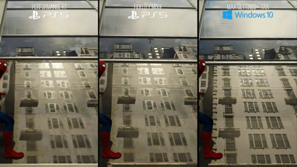 PS5 delivers excellent ray tracing support - but pushed to the max, geometry and texture quality is radically improved on PC