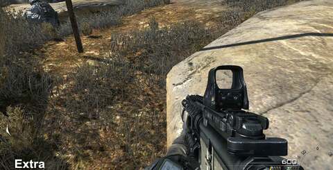 Most console ports forgo multiple texture quality levels, but Modern Warfare 2 still includes this. On the 'extra' detail level, you get a 'better than console' look, although the extent of the difference is variable from scene to scene.