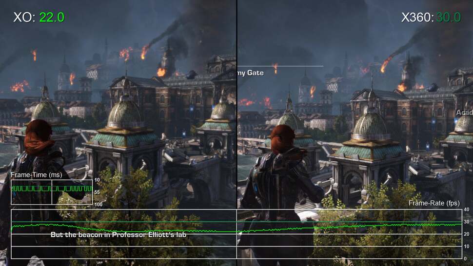 Gears of War Judgement simply doesn't hold up on Xbox One. It's clear that the virtualisation layer still needs some work to bring all titles up to speed.