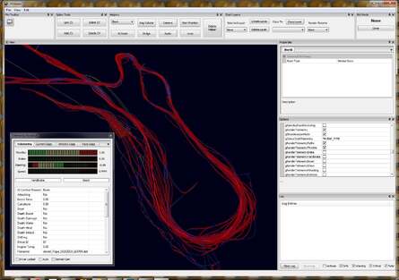 Evolution Studios' AI tracker serves a number of functions. On the left we see it profiling overall performance of the track in terms of frame-rate, while on the right we see a 'throttle analysis' - the driving behaviour used to negotiate the circuit.