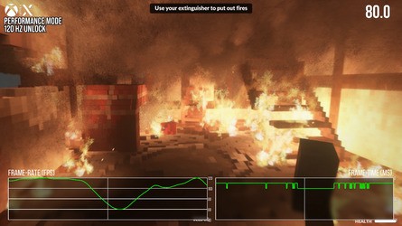 Xbox Series X has a double-buffer v-sync problem that causes frame-rates to vary dramatically (solved with VRR). This may be the case on Series S too but as it tends to lock to 60fps and stay there, it's not really an issue.