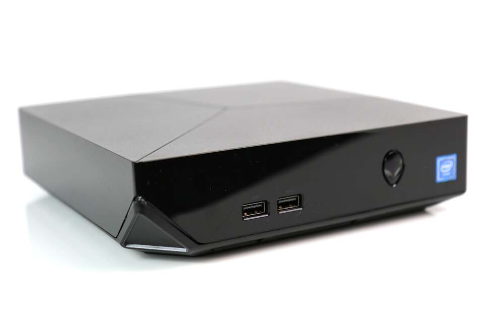 An exterior view of the AlienWare Alpha R2 - pretty much identical to its predecessor. No bad thing