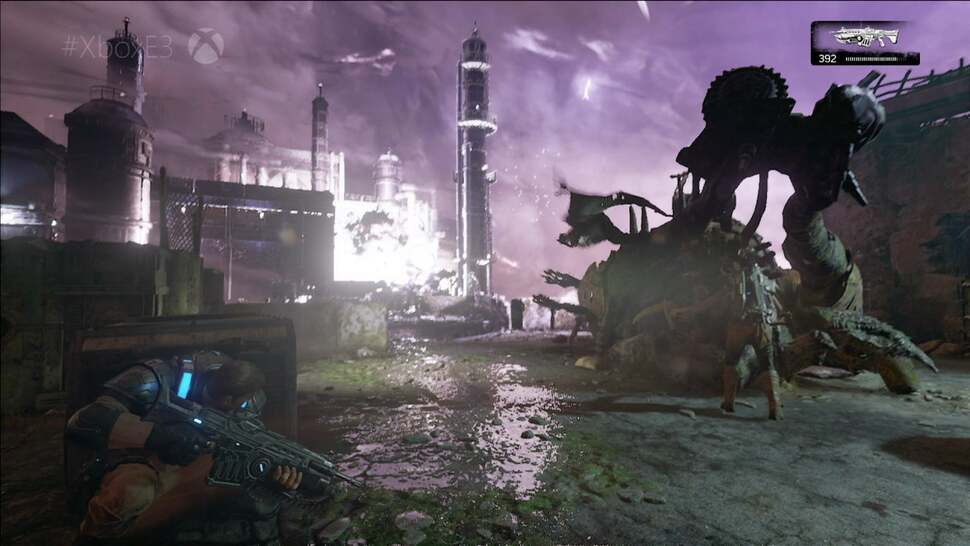 Screen-space reflections are used liberally throughout this section to great effect.