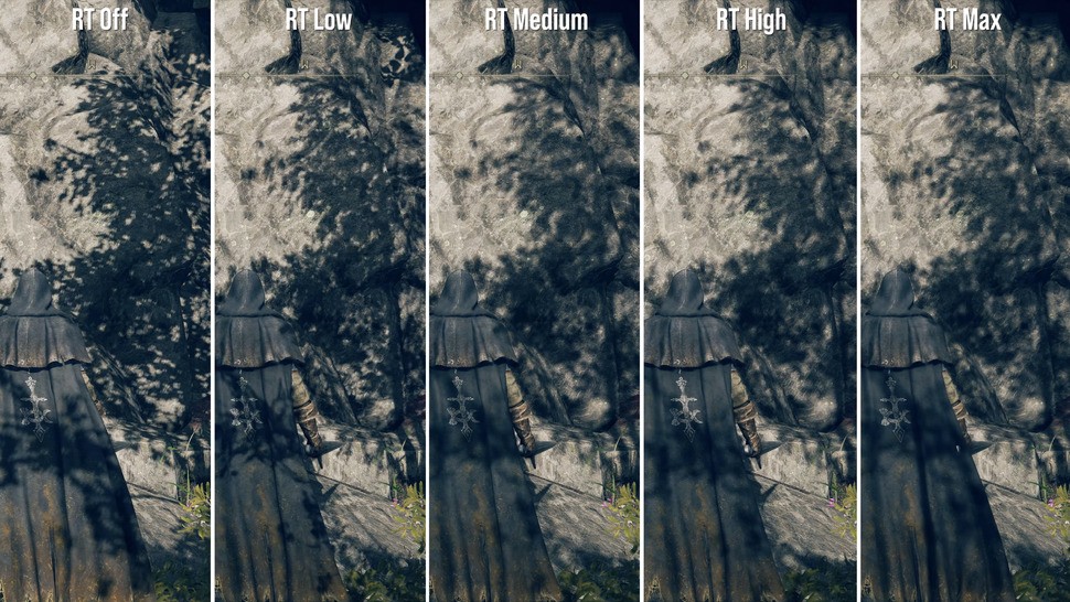 On PC, RTAO and RT shadows can be jointly set to off, low, medium, high or maximum