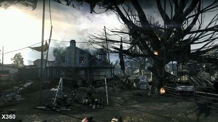 UE3's lighting model appears to have been replaced with custom code that produces some impressive effects, though the harsh contrast can serve to emphasis the PS3 version's lack of anti-aliasing.