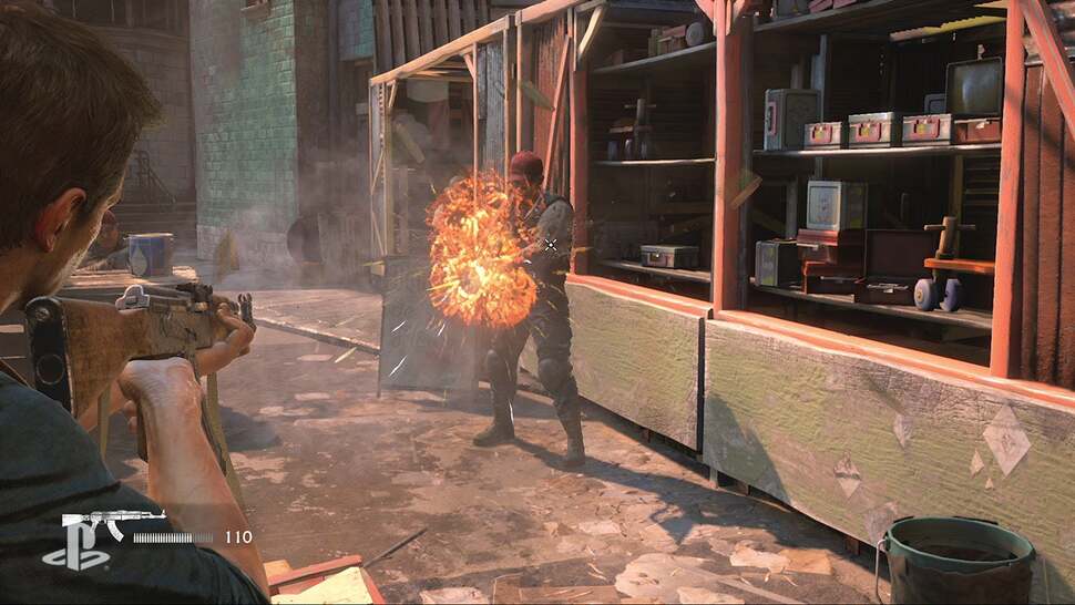 The game's particle and alpha effects ramp up to stunning quality in scripted set-pieces. In general gameplay they're perhaps less bombastic, but still sharp