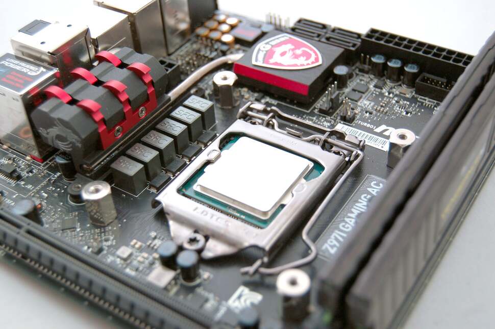 Our test platform is an MSI Z97I Gaming - a mini-ITX board that may lack expansion slots but has virtually everything else you'll need to build a good gaming PC, including excellent overclocking capabilities
