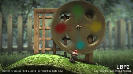 LBP2 improves on the original's renderer in almost every regard. However, object-based motion blur appears to have been omitted in the sequel in favour of a surface-based texture blur.