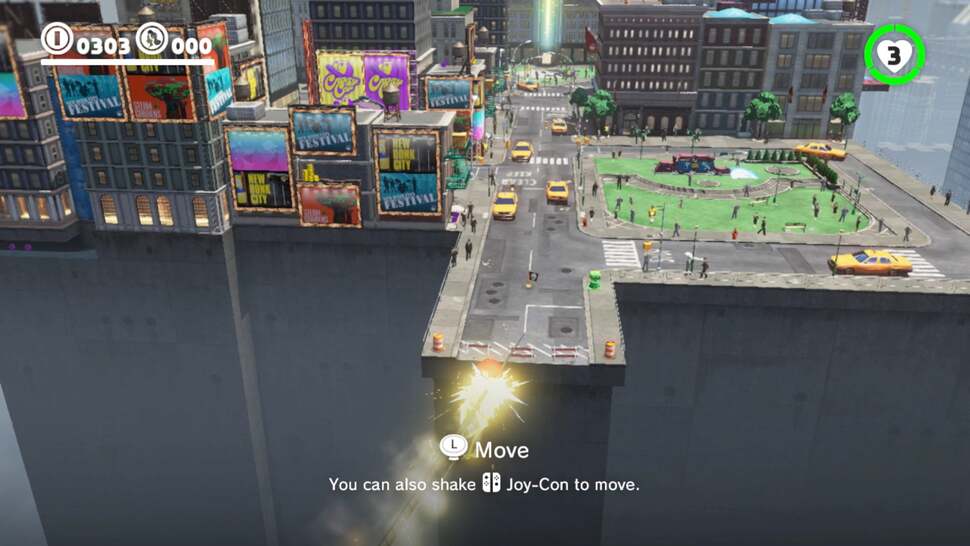 Nintendo makes use of a neat trick. Distant NPCs are rendered as 2D objects, which flesh out the environment at a distance without placing a huge drain on system resources