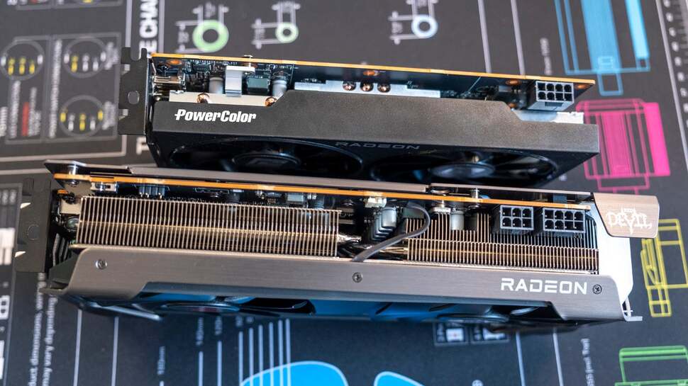 PowerColor's RX 6600 Fighter vs the larger RX 6600 XT Red Devil