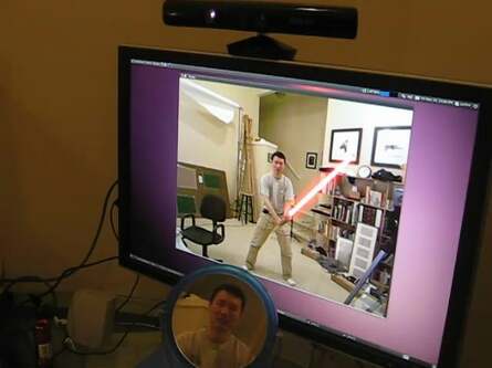 Real-time Light Saber rotoscoping and the incorporation of medical CT scan imagery into the RGB camera image are just two of the cool demos to emerge of late.