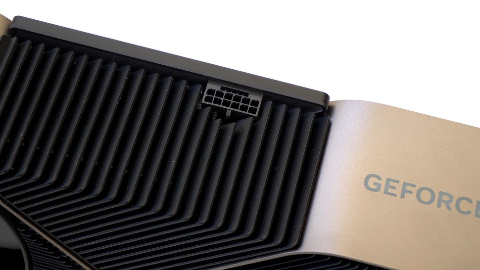 As before, there's a 12-pin PCIe 5.0 power input which is much sleeker than multiple eight-pin cables